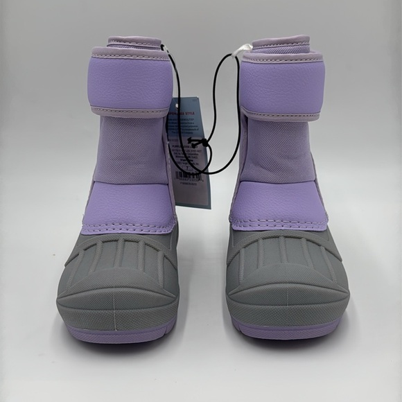 NWT Cat & Jack Purple Winter Boots Toddler Size 7 - Picture 4 of 17